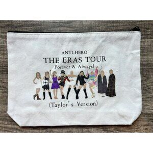 Taylor Swift Makeup Bag School Pencil Pouch 10 x 7 Swifties 1989 Lover - NEW